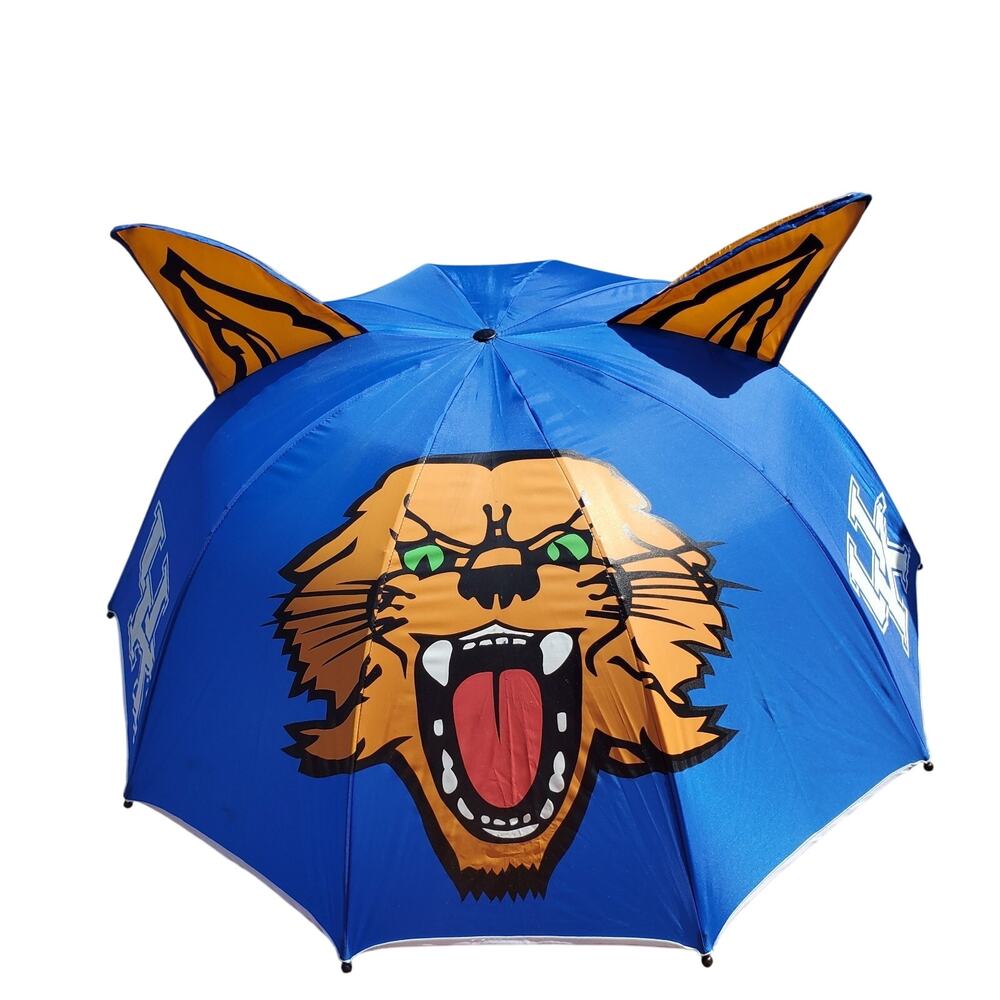 Rocket Man Inc Kentucky Wildcats Umbrella with Ears Blue UK @ Cat Design Sports